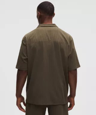 Airing Easy Camp-Collar Shirt Textured