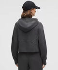 Scuba Oversized Full-Zip Hoodie Waffle