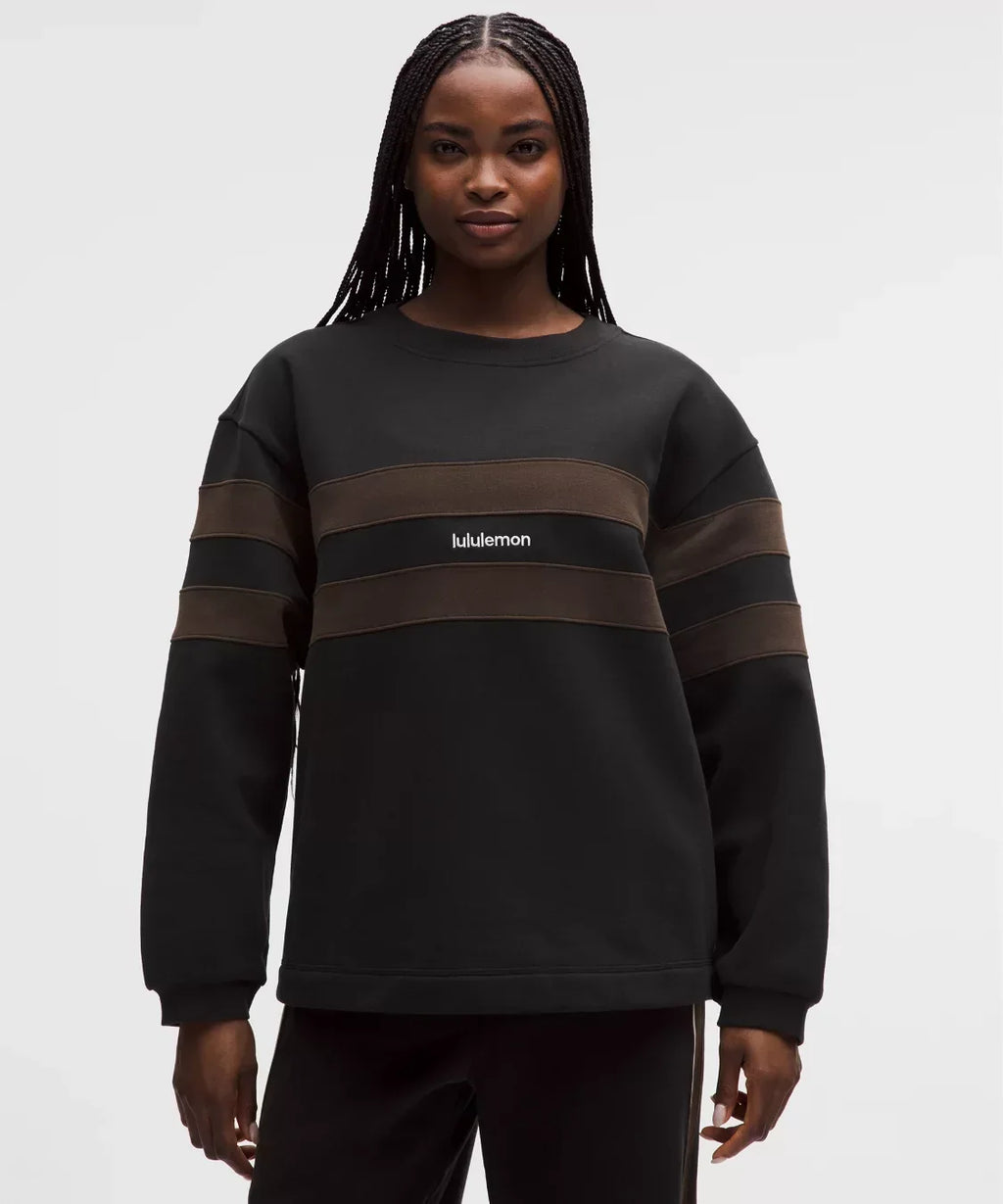 Women's Steady State Oversized Pullover Stripe