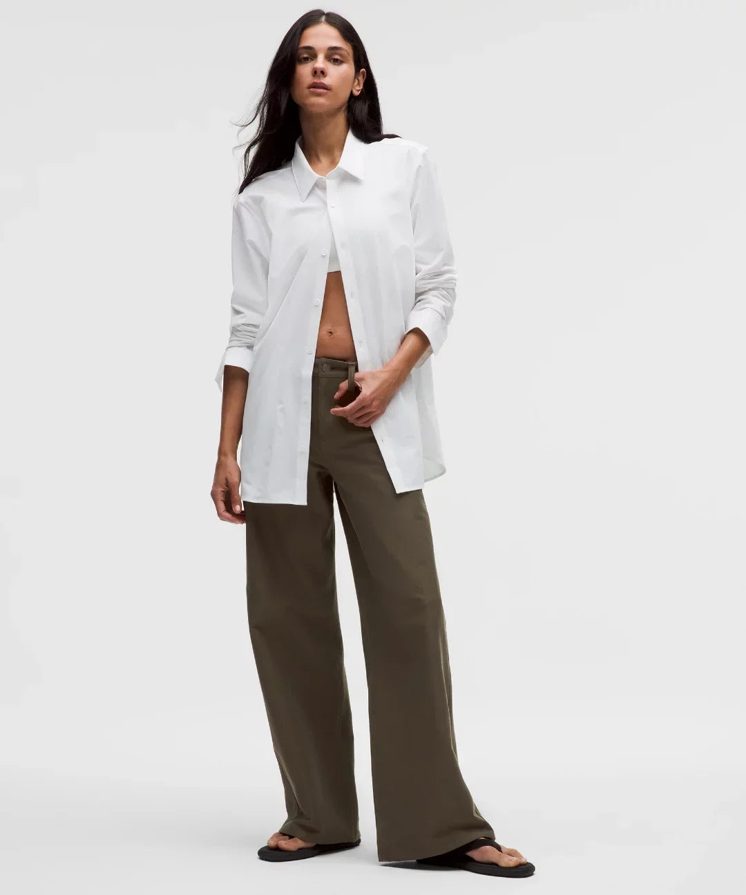 lululemon EasyFive Low-Rise Classic Wide-Leg Pant Short