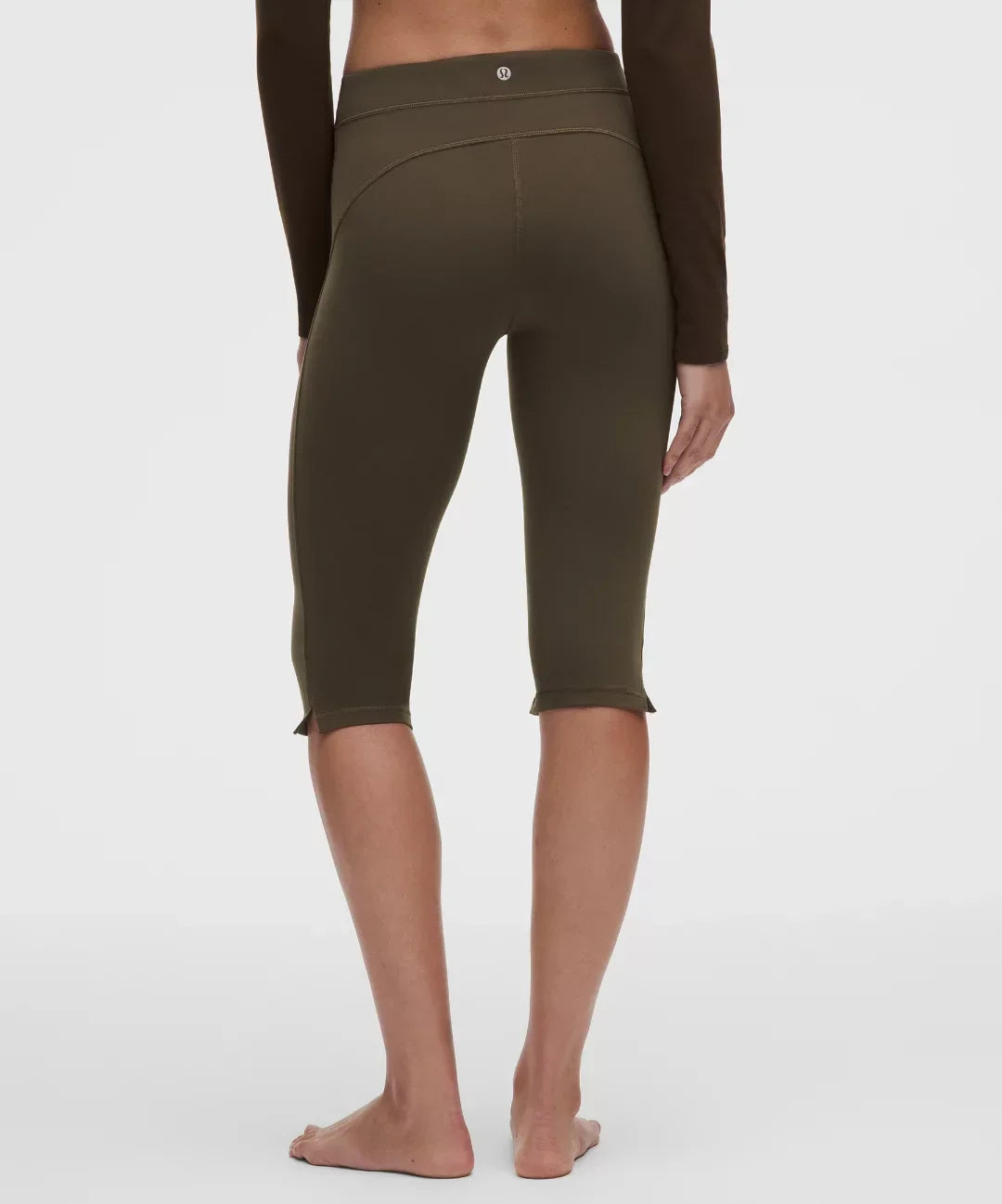 lululemon Groove High-Rise Notched-Hem Crop