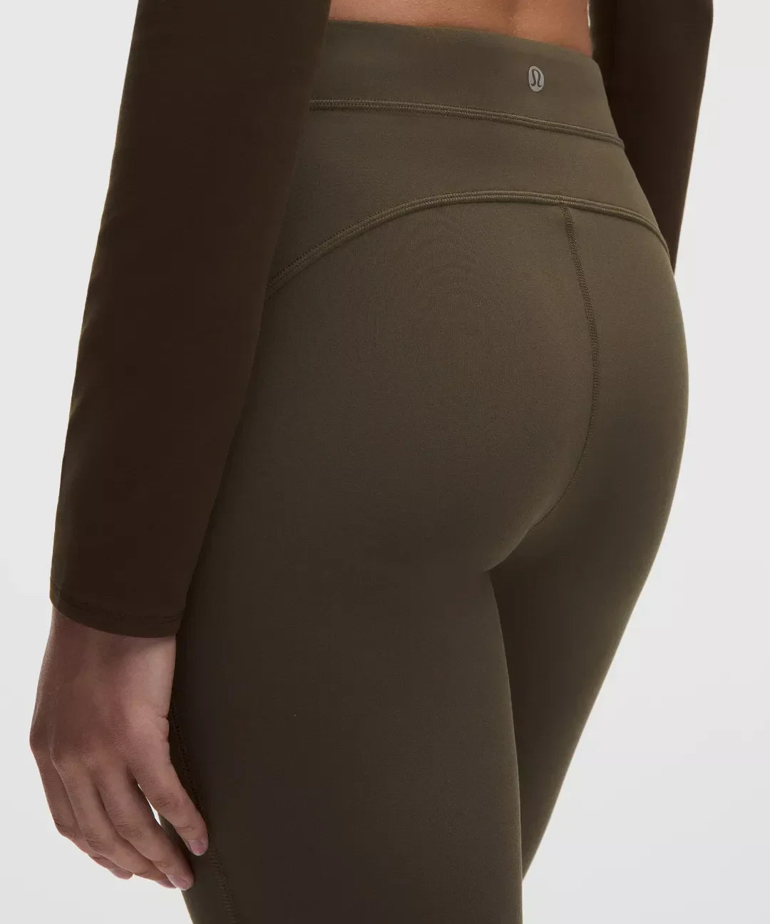 lululemon Groove High-Rise Notched-Hem Crop