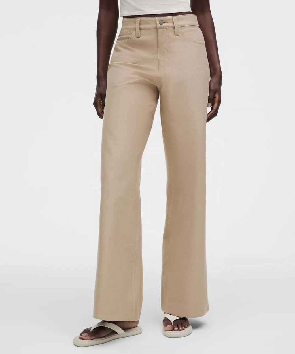 lululemon EasyFive Low-Rise Classic Wide-Leg Pant Short