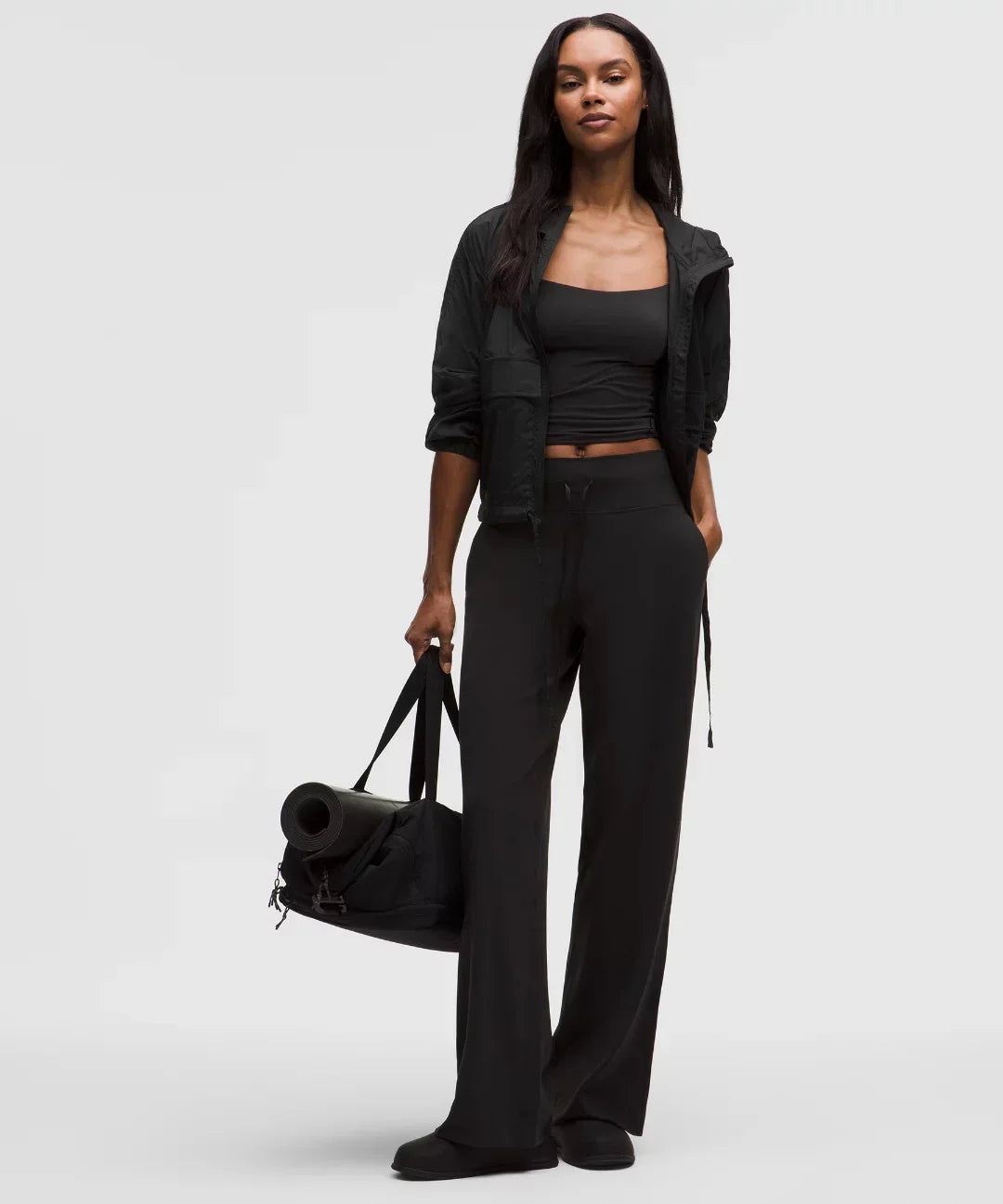 lululemon Groove High-Rise Wide-Leg Pant Short