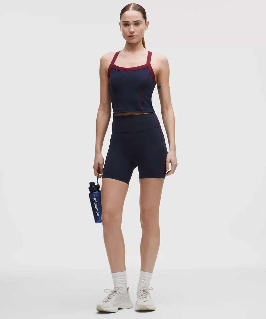 lululemon Wunder Train No-Line Piped High-Rise Short 6"